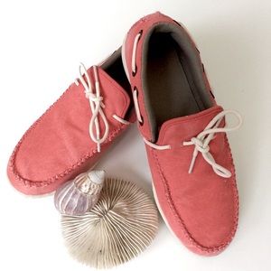 HOST PICK🔥💥🌟Patagonia Kula Moccasins Catalan Coral Deck Shoes Size 9.5